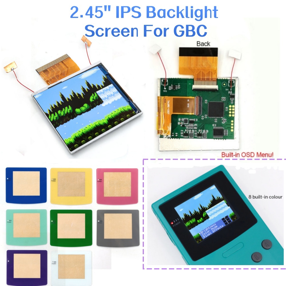Lcd Screen Arcade - Multi Color Lens 2.45
