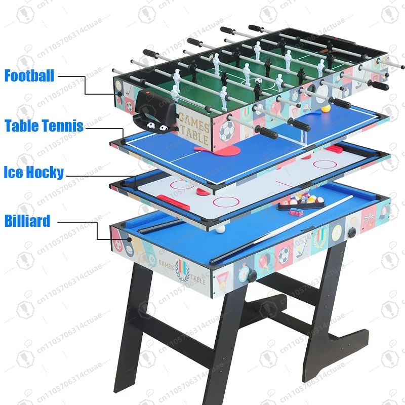 Foosball Table Commercial - 1.2M 5-in-1 Foldable Multi-Functional Table -