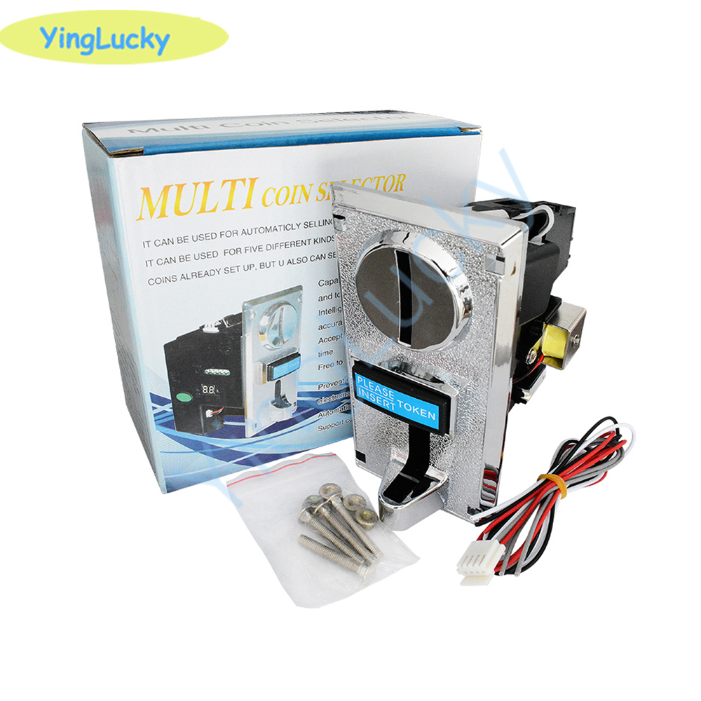 Arcade Ticket Machine - Free shipping 616 Multi Coin Acceptor