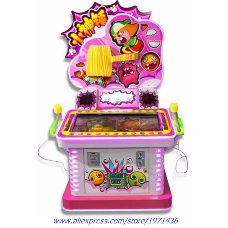 Arcade Ticket Machine - Hammer Hitting Video Games Amusement Token