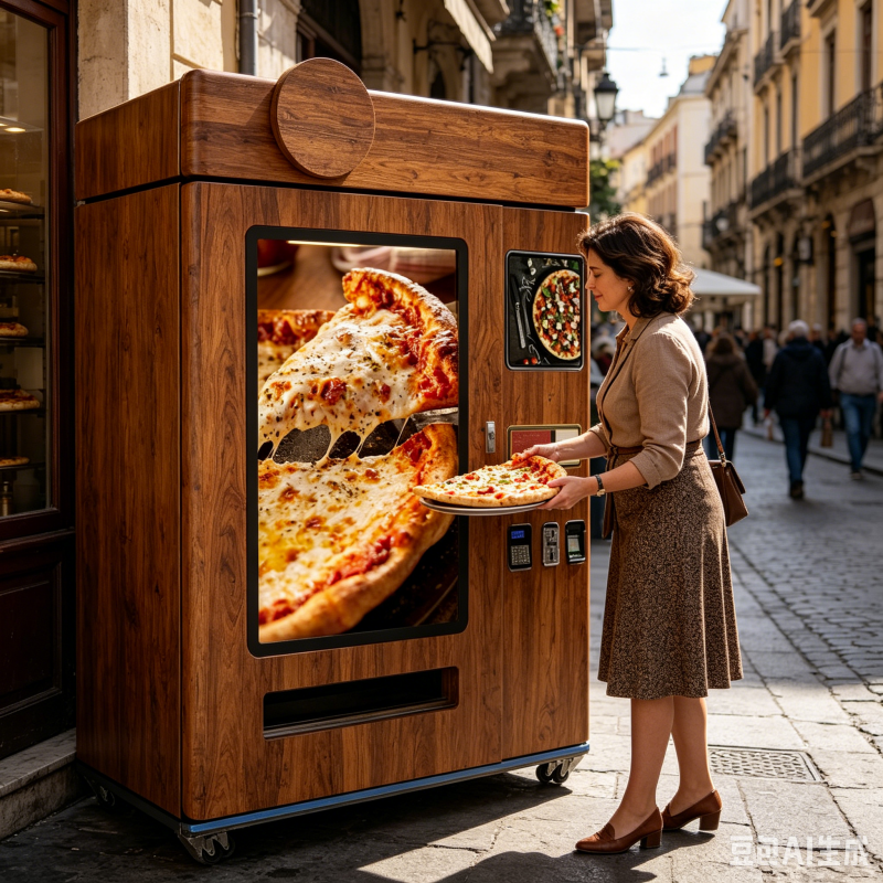 Popcorn Vending Machine - Reliable 24 7 Self Service Pizza