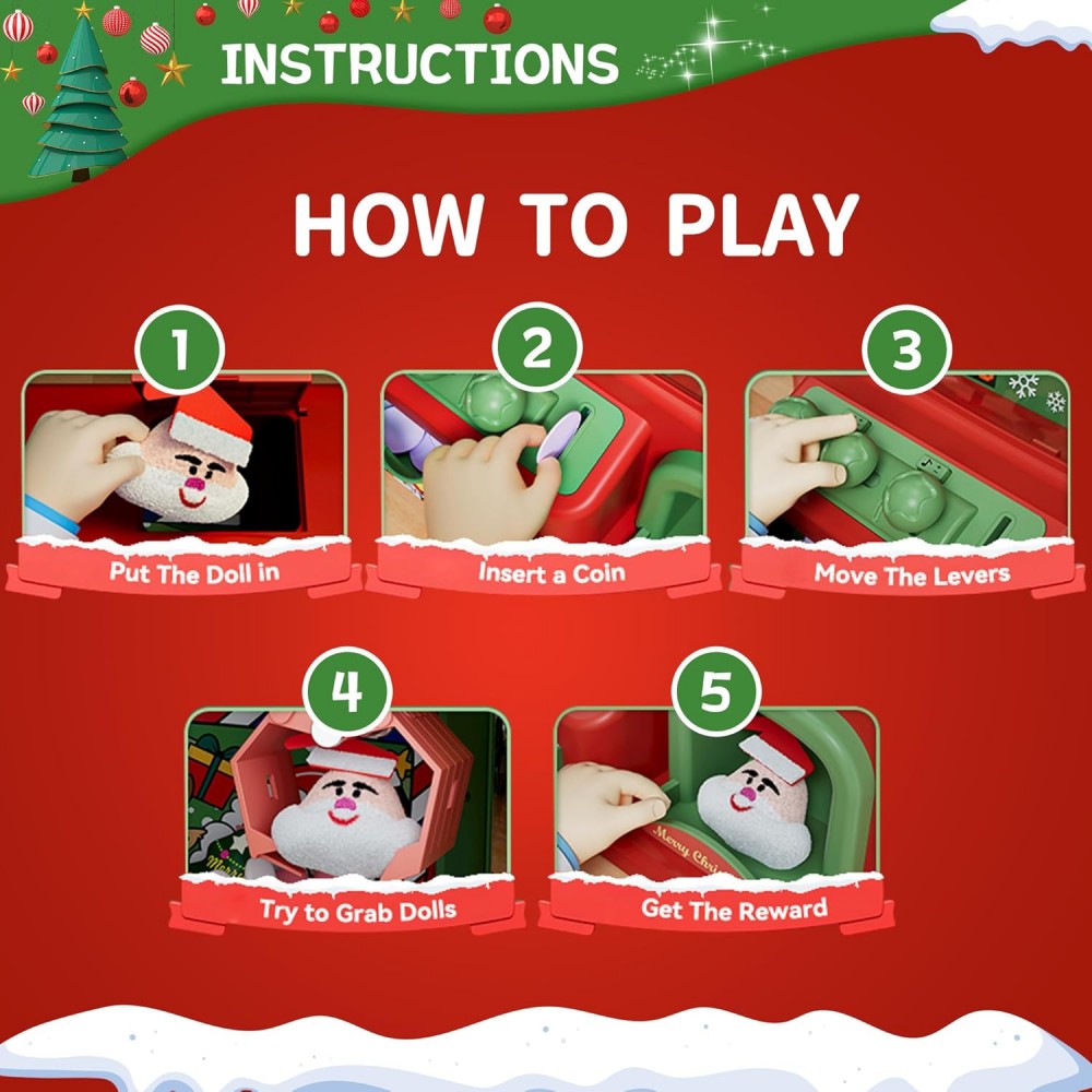 Christmas Claw Machine For Kid – Arcade And Vending recenzja i cena