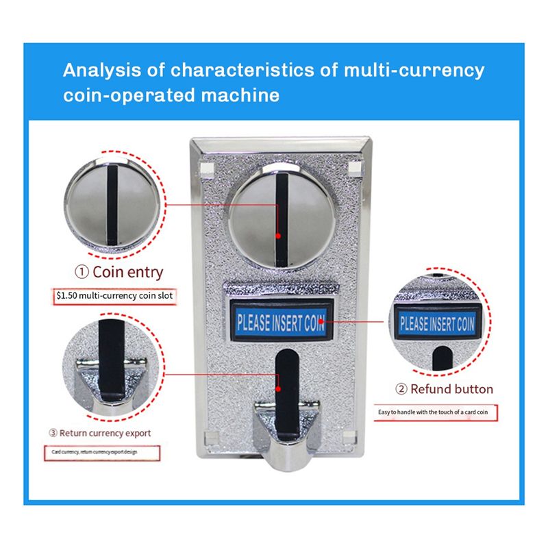 B11A-2PCS 616 Multi Coin Accep – Arcade Game Coin recenzja i cena