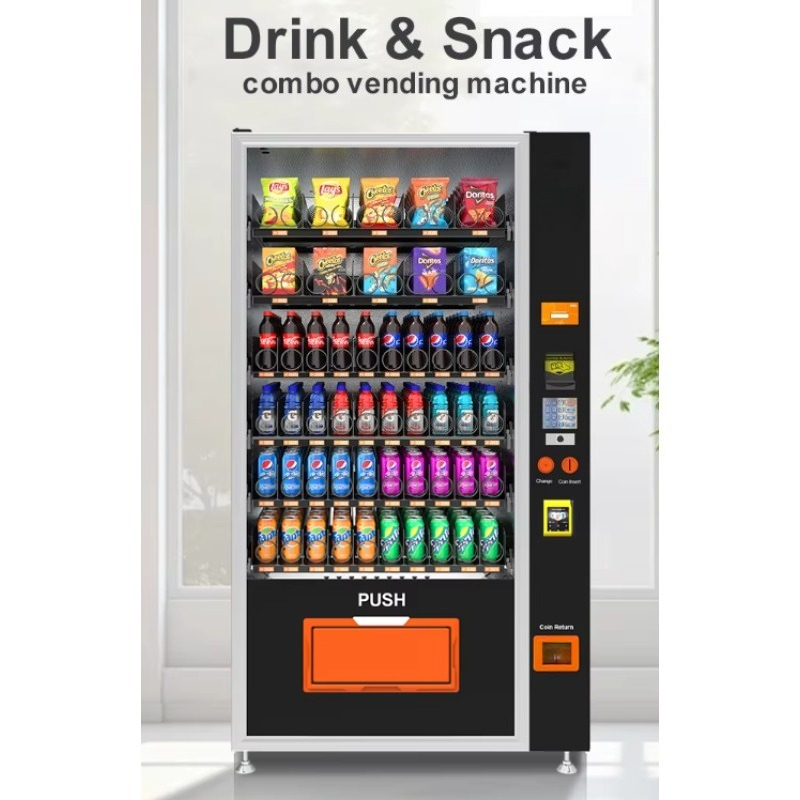 Drinks and Snacks Touch Screen – Commercial Vending Machine recenzja i cena