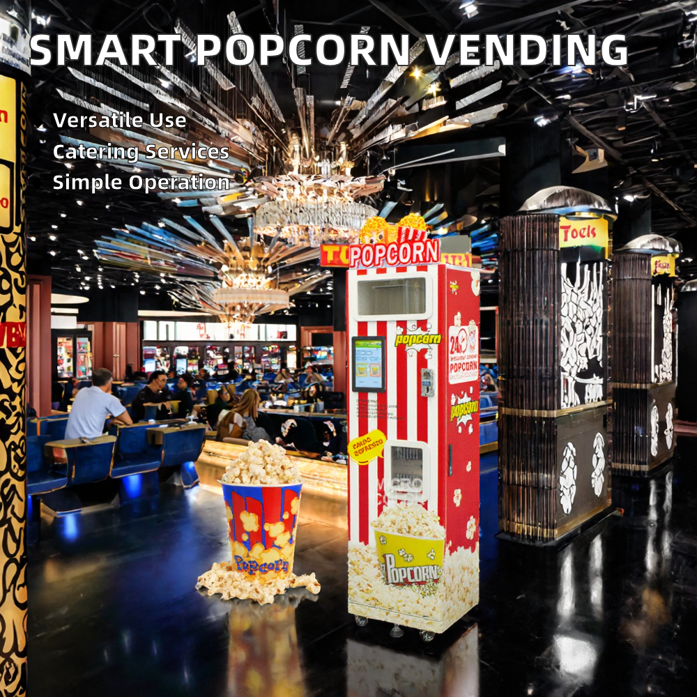 Full Automatic  Commercial Pop – Popcorn Vending Machine recenzja i cena