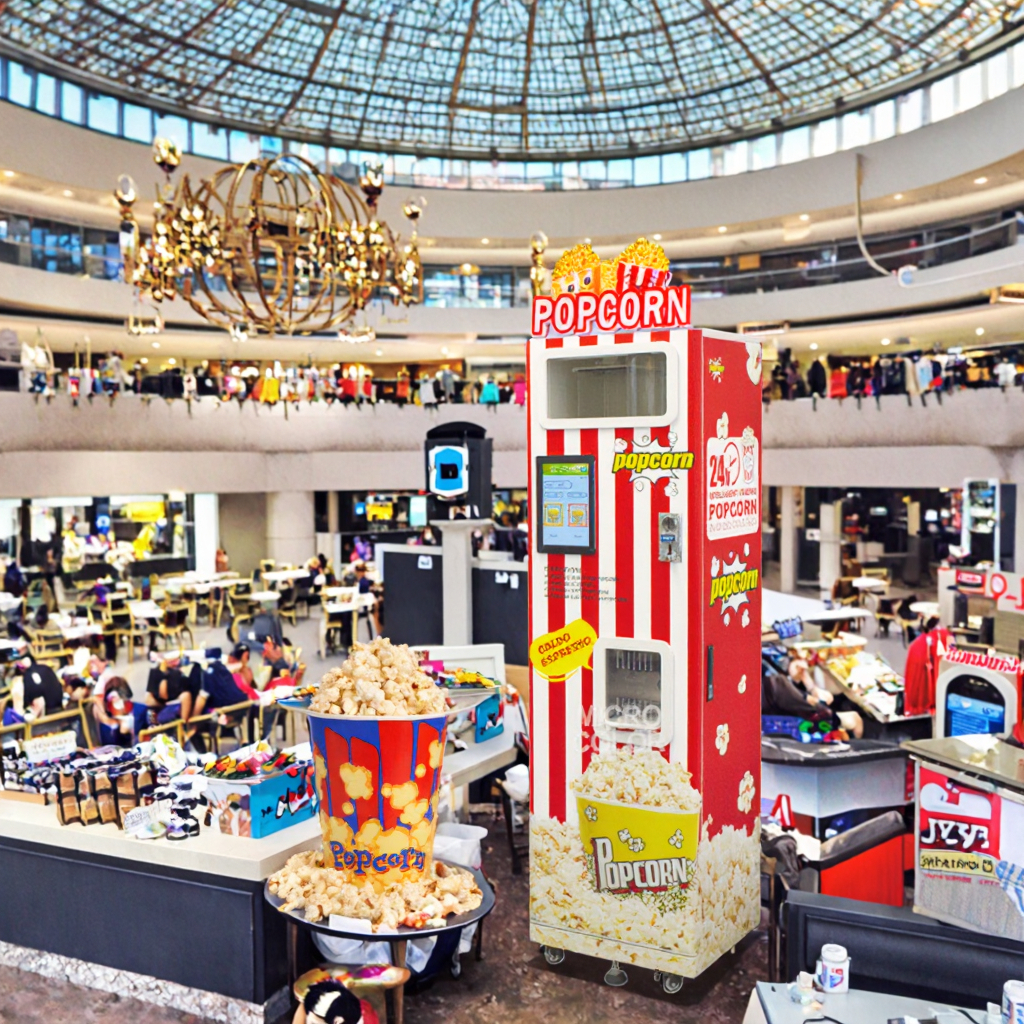 Full Automatic  Commercial Pop – Popcorn Vending Machine recenzja i cena