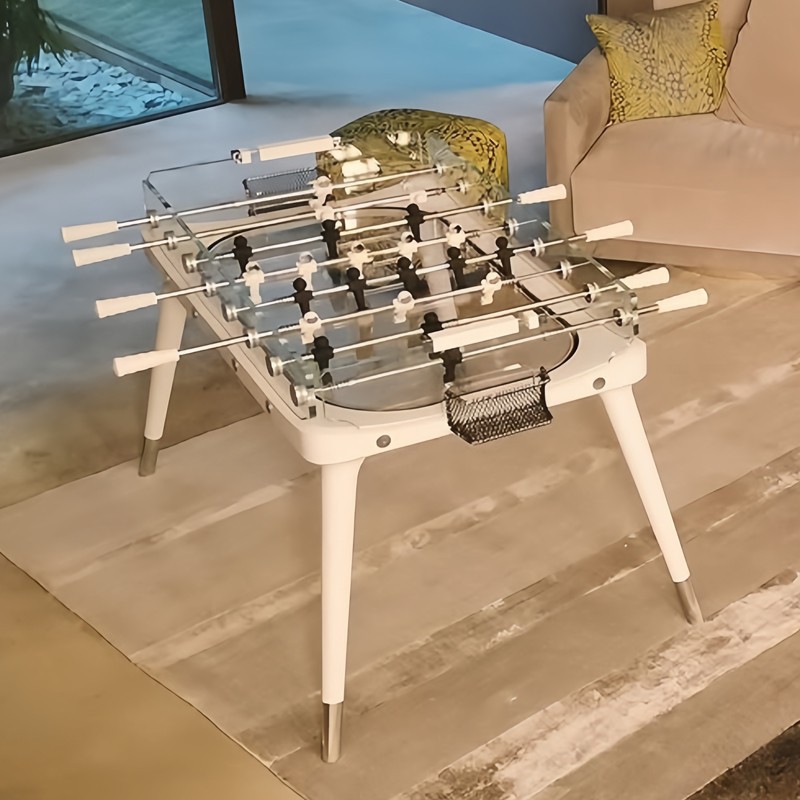Light Luxury Glass Foosball Ta – Foosball Table Commercial recenzja i cena