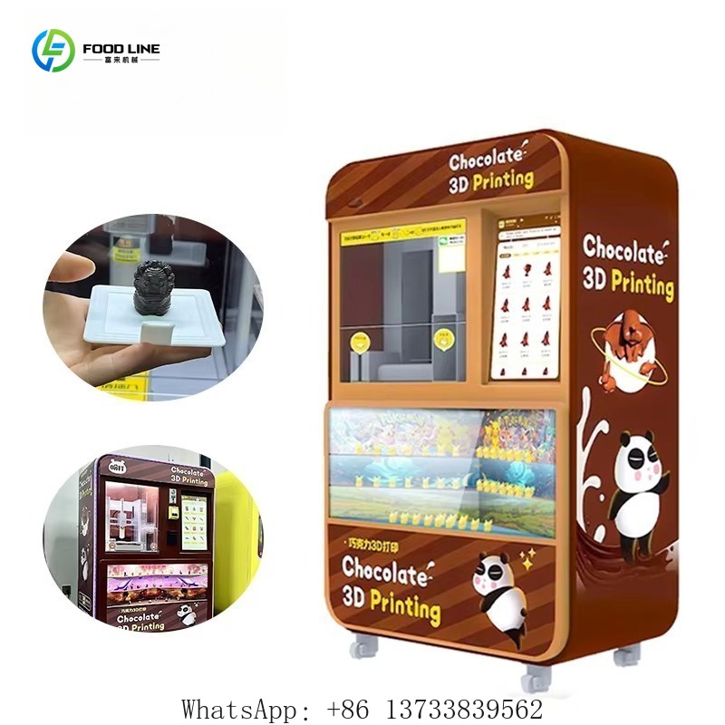 Customized 3D Chocolate Desser – Popcorn Vending Machine recenzja i cena