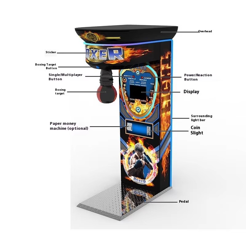 Black King Boxing Arcade Machi – Arcade Game Coin recenzja i cena