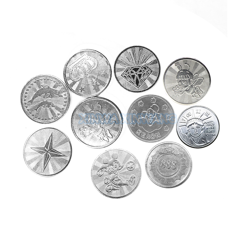 100PCS  Coins Tokens Stainless – Arcade Ticket Machine recenzja i cena