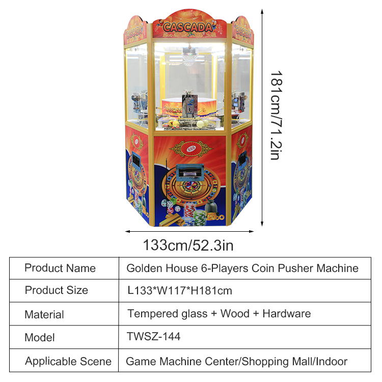 6 Players Arcade Game Machines – Arcade Style Vending Machine recenzja i cena
